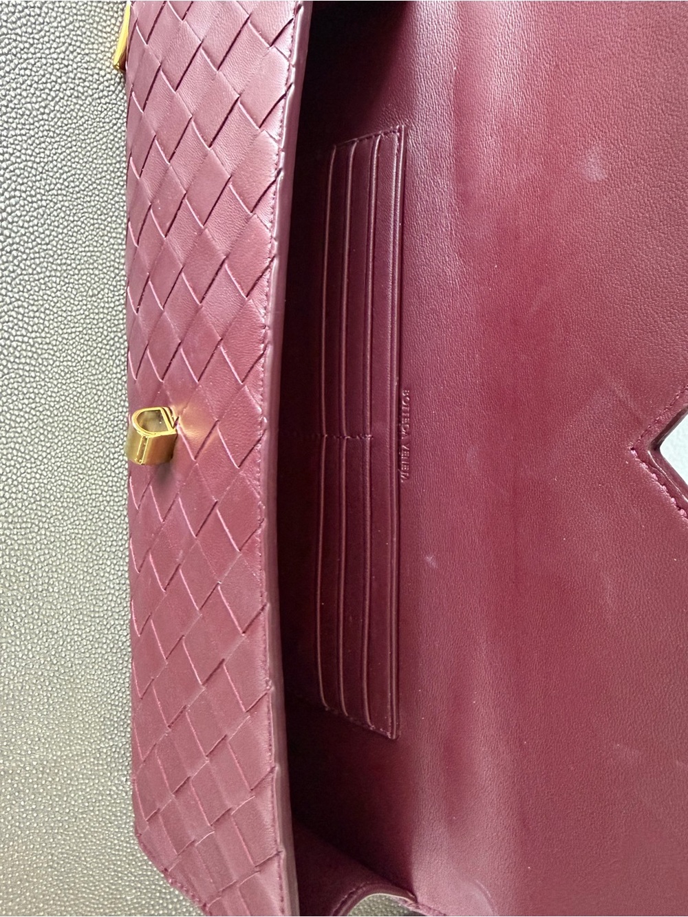 Bottega Veneta Long Andiamo Clutch Bag with Handle - Picture 11 of 12